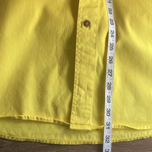 Mens Large PreOwned Yellow Chase Authentics Richard Childress Racing Button Down - Picture 7 of 9